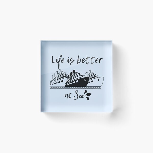 Item preview, Life Is Better At Sea designed and sold by BronikowskiART.