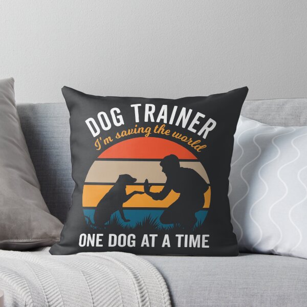 Item preview, Dog Trainer Saving the World, Vintage Sunset with Male Dog Lover designed and sold by arlutai.
