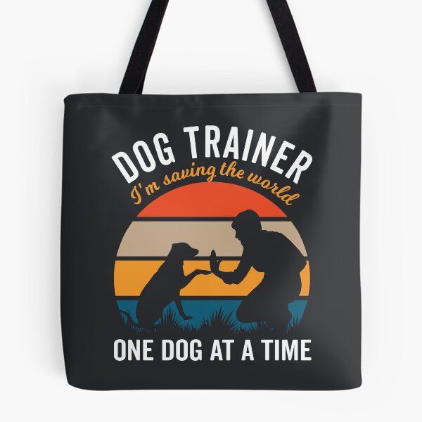 Item preview, Dog Trainer Saving the World, Vintage Sunset with Male Dog Lover designed and sold by arlutai.