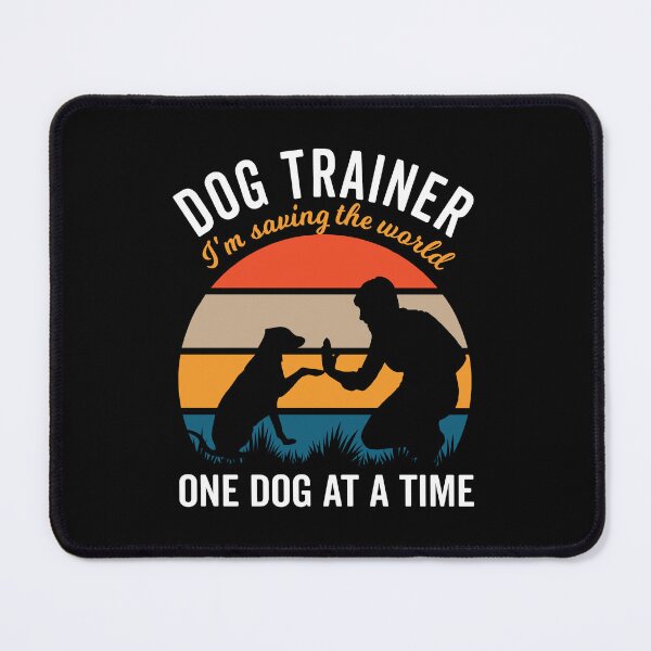 Item preview, Dog Trainer Saving the World, Vintage Sunset with Male Dog Lover designed and sold by arlutai.