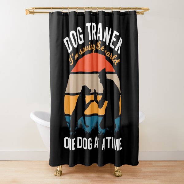 Item preview, Dog Trainer Saving the World, Vintage Sunset with Male Dog Lover designed and sold by arlutai.
