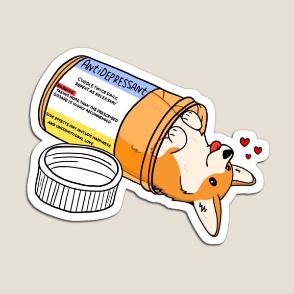 Item preview, Puppy antidepressant love medicine designed and sold by Claudia McQuilkin.