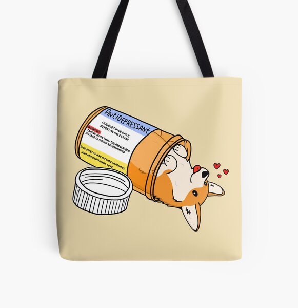 Anti-Depressants Dog Edition Tote Bag
