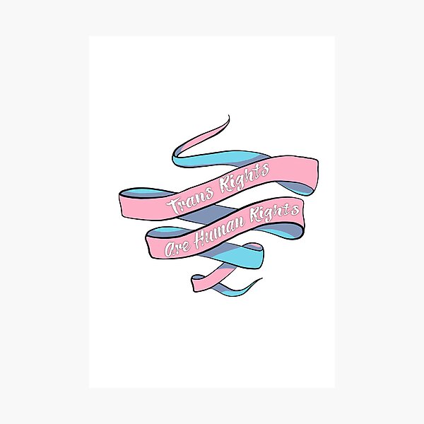 Item preview, Trans Rights are Human Rights designed and sold by irlfairy.