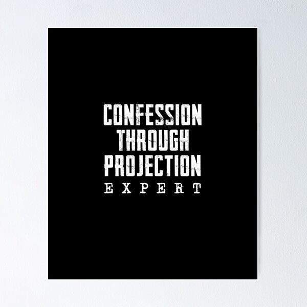 Item preview, Confession Through Projection Expert designed and sold by twHistory.