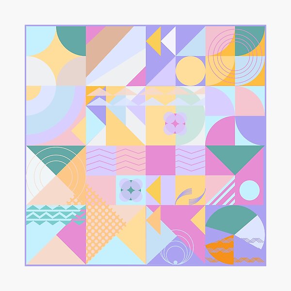 Artikelvorschau, Pastellgeometrie entworfen und verkauft von ElliOzy.