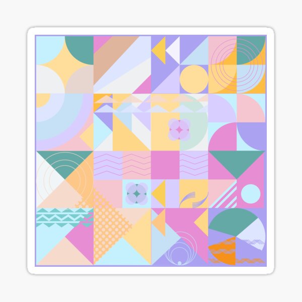 Item preview, Pastel geometry designed and sold by ElliOzy.