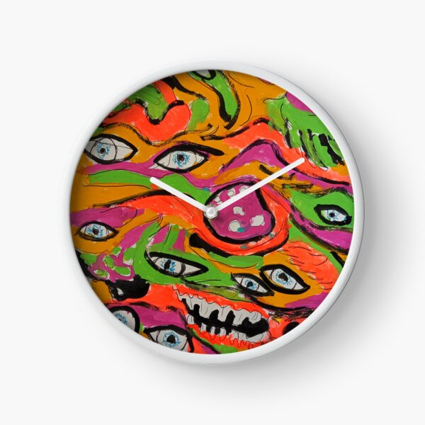 Item preview, Sketchbook 5-9 (ojos abstractos, colores tropicales) designed and sold by Discordant Dreams Art.