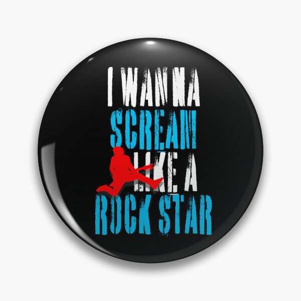 Item preview, I wanna scream like a rock star. designed and sold by studiohfy.