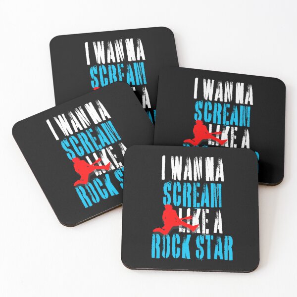 Item preview, I wanna scream like a rock star. designed and sold by studiohfy.
