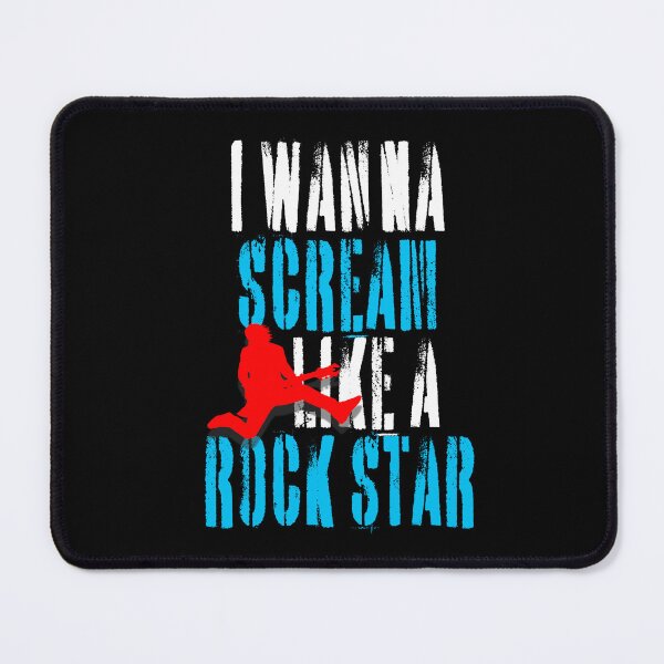 Item preview, I wanna scream like a rock star. designed and sold by studiohfy.