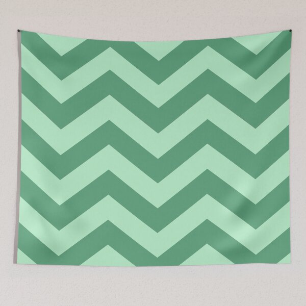 Item preview, Green ZigZag Curved Pattern designed and sold by Yeldiz.