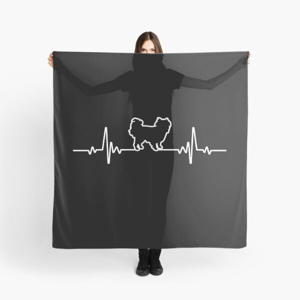 Item preview, Minimalist Heartbeat Japanese Chin designed and sold by More Cute Dogs.