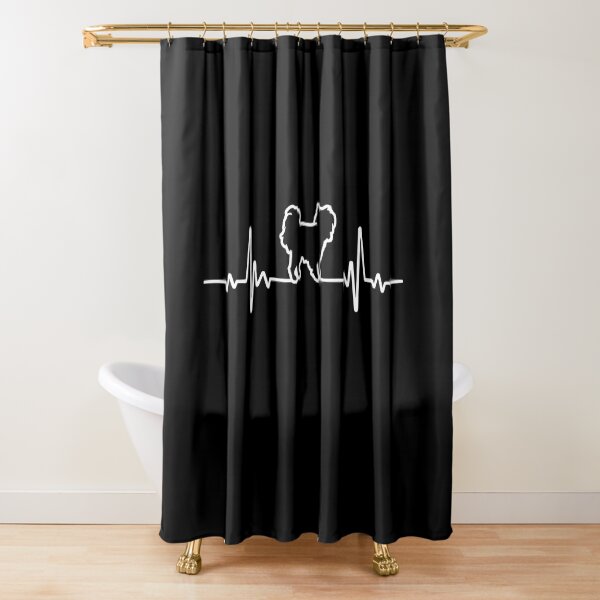 Item preview, Minimalist Heartbeat Japanese Chin designed and sold by More Cute Dogs.
