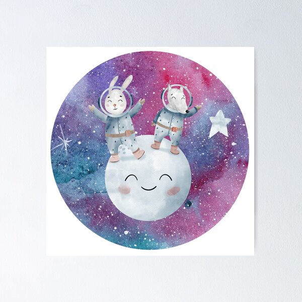 Item preview, Animals Astronauts on a Planet in Space designed and sold by DSACreative.