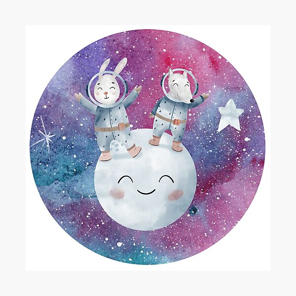 Item preview, Animals Astronauts on a Planet in Space designed and sold by DSACreative.