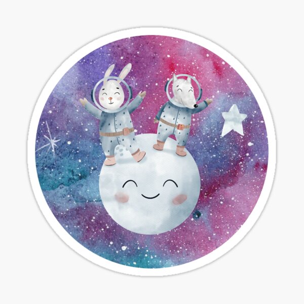 Item preview, Animals Astronauts on a Planet in Space designed and sold by DSACreative.