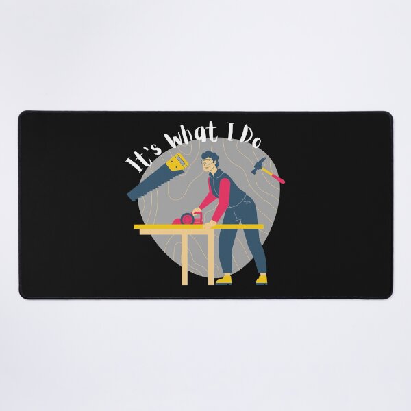 Item preview, Man Woodworking -  Woodworking Carpentry Fun Graphic - Fun Woodworking Gifts  designed and sold by WoodWorkingInc.