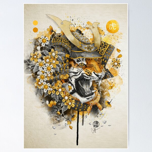 Item preview, Tiger Samurai designed and sold by marineloup-art.