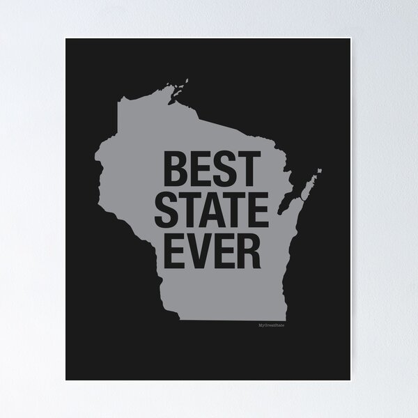 Item preview, Wisconsin - Best State Ever - Wisconsin Gifts designed and sold by TumbleTee.