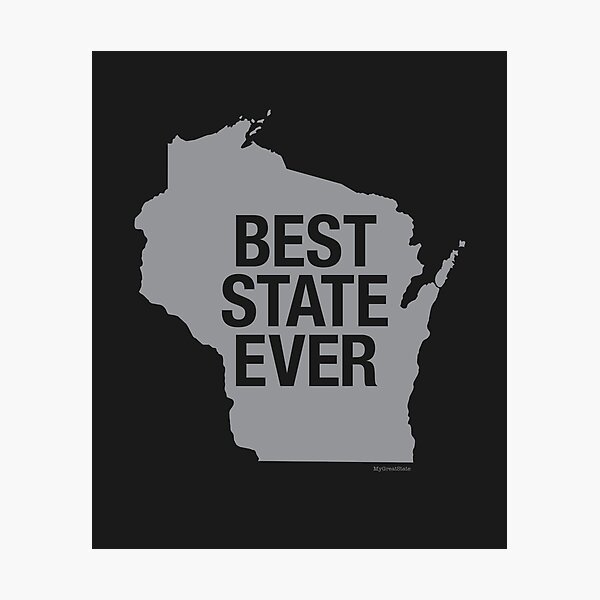 Item preview, Wisconsin - Best State Ever - Wisconsin Gifts designed and sold by TumbleTee.