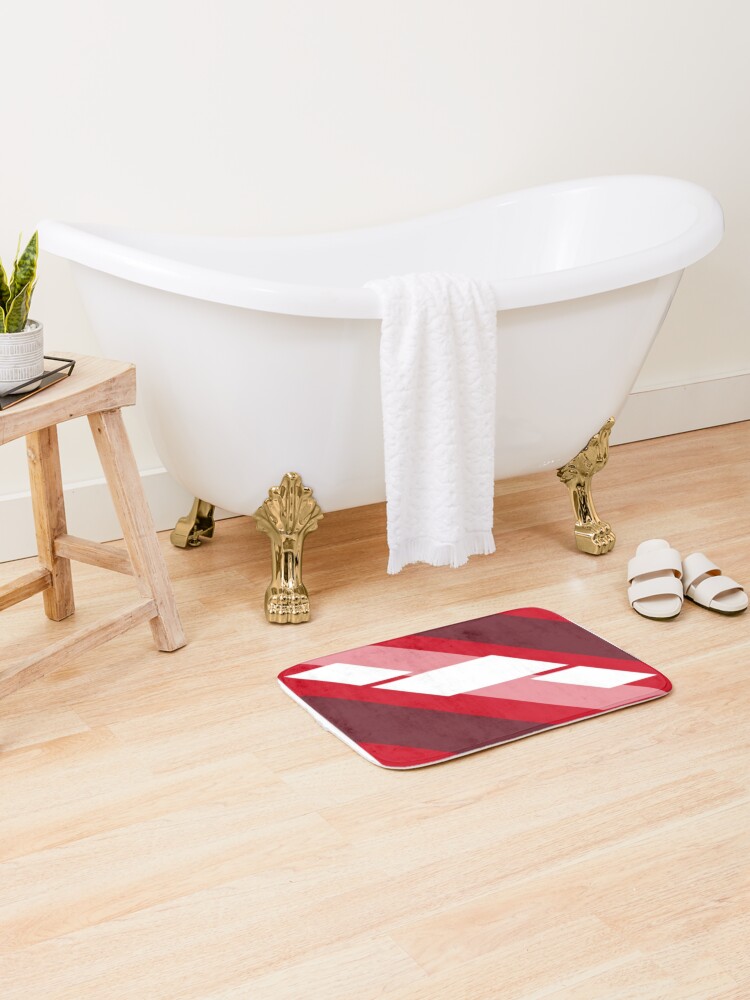 Thumbnail 2 of 6, Bath Mat, ABSTRACT RACE TRACK designed and sold by GauravArtist.