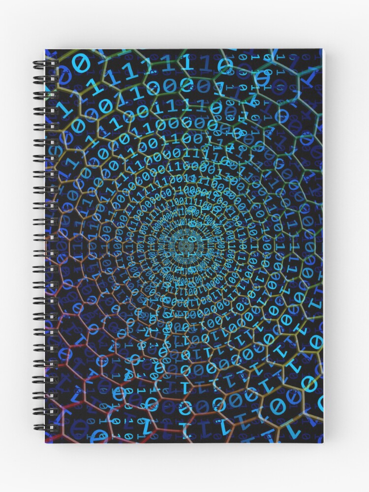Thumbnail 1 of 3, Journal, binary code designed and sold by ocorvo.