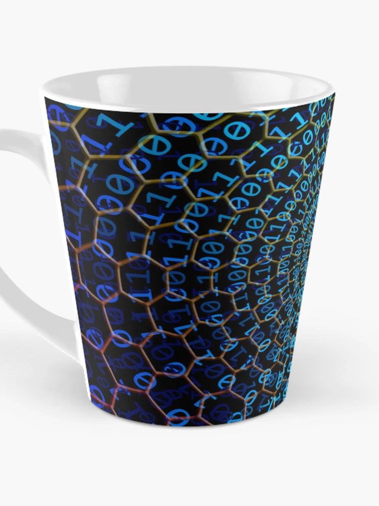 Thumbnail 3 of 4, Coffee Mug, binary code designed and sold by ocorvo.