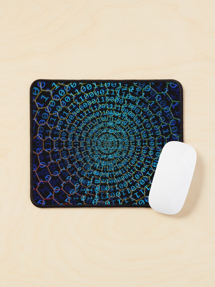 Thumbnail 1 of 5, Mouse Pad, binary code designed and sold by ocorvo.