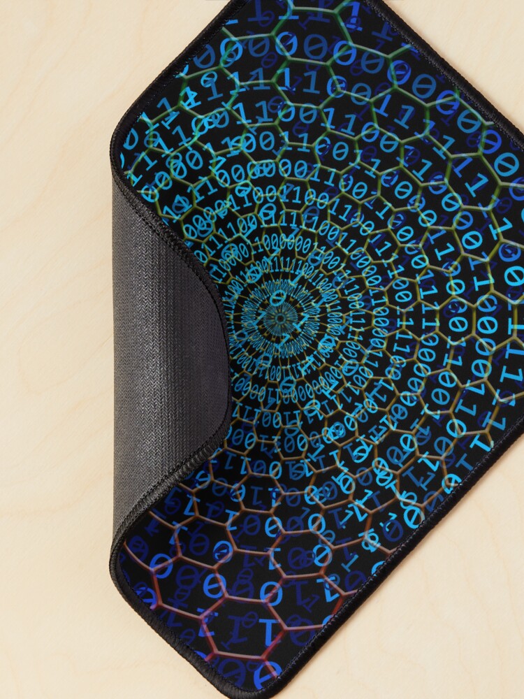 Thumbnail 2 of 5, Mouse Pad, binary code designed and sold by ocorvo.