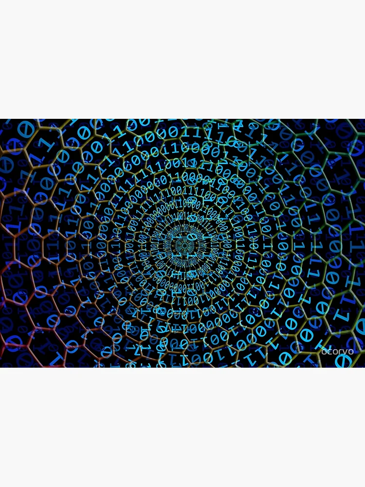 Thumbnail 3 of 3, Journal, binary code designed and sold by ocorvo.
