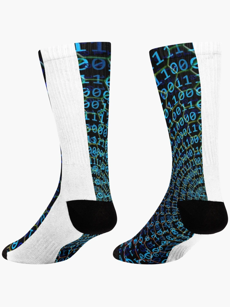 Thumbnail 4 of 5, Socks, binary code designed and sold by ocorvo.