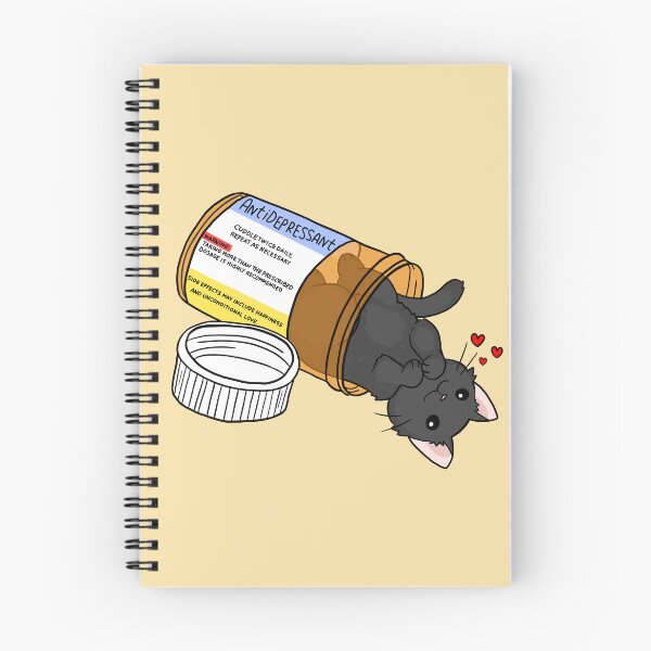 Item preview, kitty antidepresivo amor medicina designed and sold by Sadhbh rua.