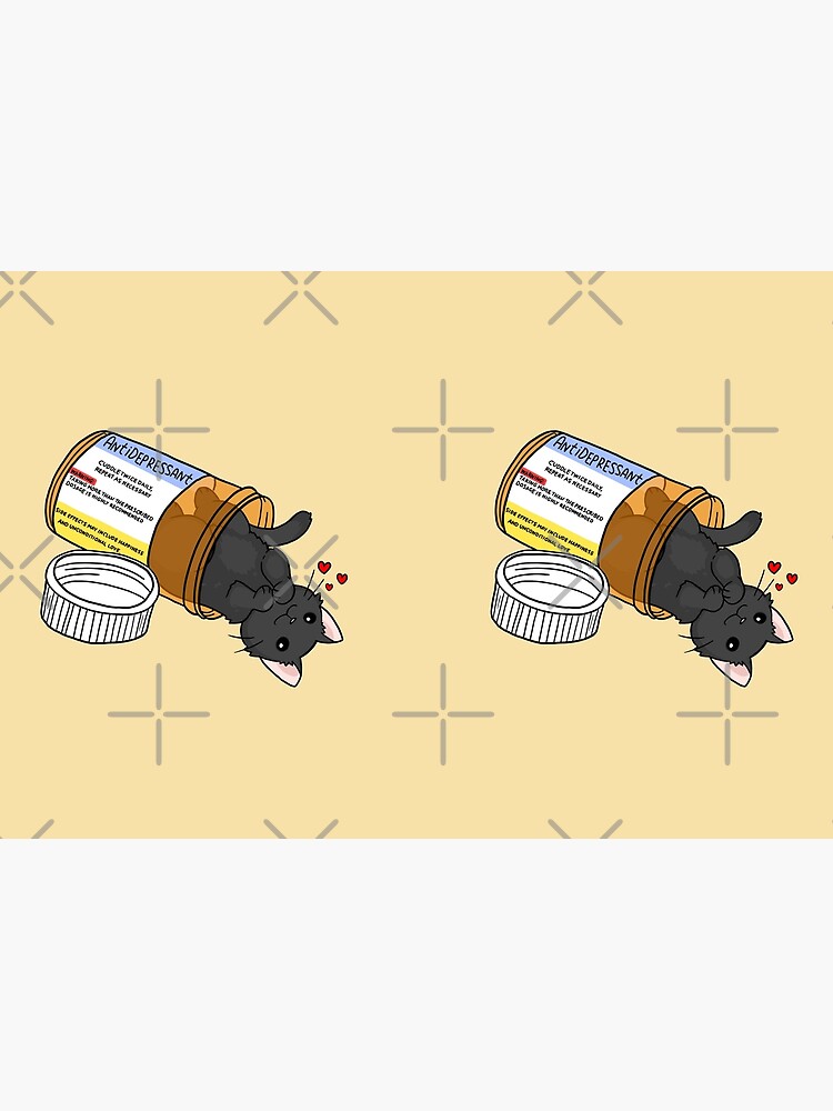 Thumbnail 3 of 3, Journal, kitty antidepressant love medicine designed and sold by sivelobanova.
