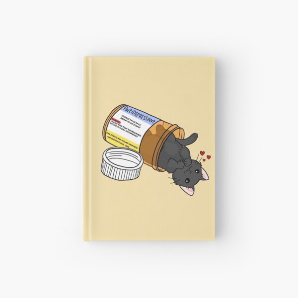 kitty antidepressant love medicine Hardcover Journal