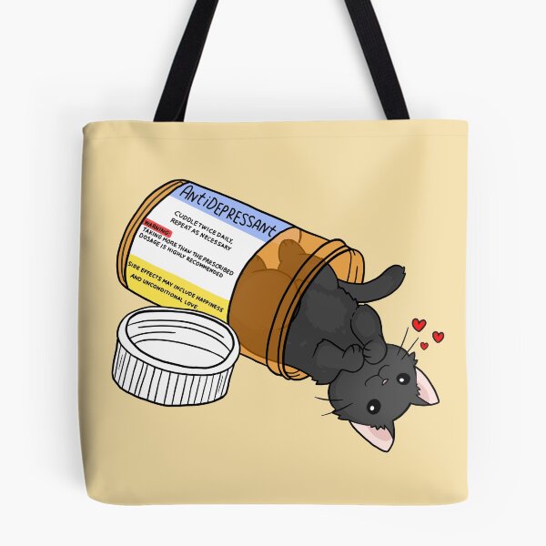 Item preview, kitty antidepressant love medicine designed and sold by Claudia McQuilkin.