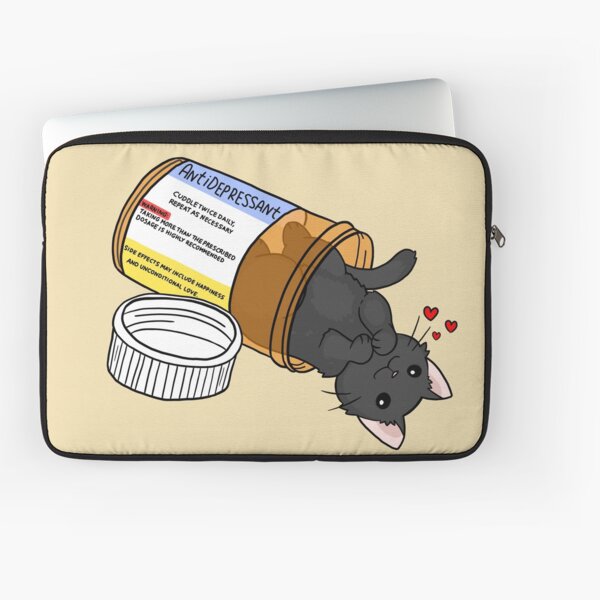 kitty antidepressant love medicine Laptop Sleeve