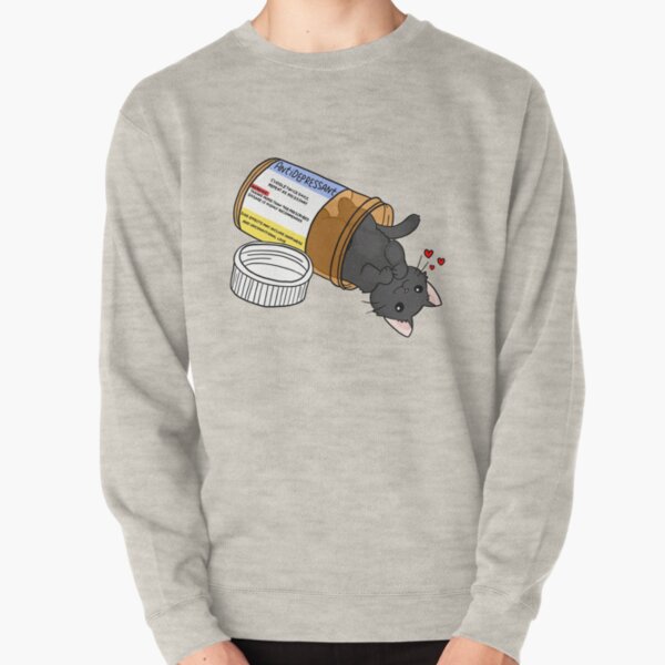 kitty antidepressant love medicine Pullover Sweatshirt