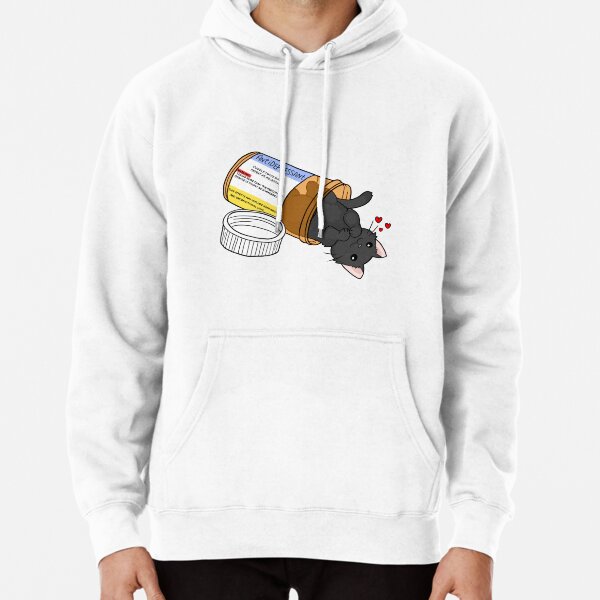 kitty antidepressant love medicine Pullover Hoodie