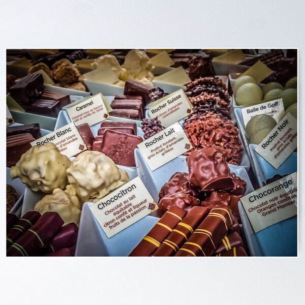 Item preview, Paris Chocolates designed and sold by Russell Charters.