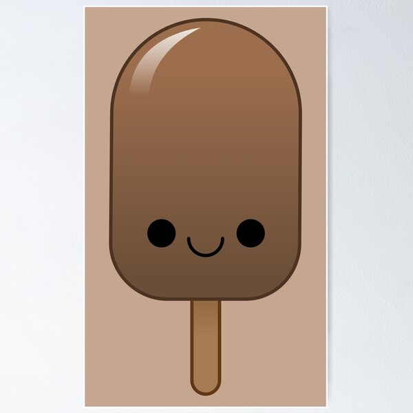 Artikelvorschau, kawaii Schokolade Popsicle entworfen und verkauft von kittybox.