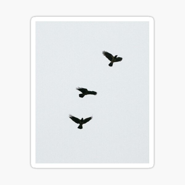 Item preview, Crows in Flight designed and sold by PuriHigure.