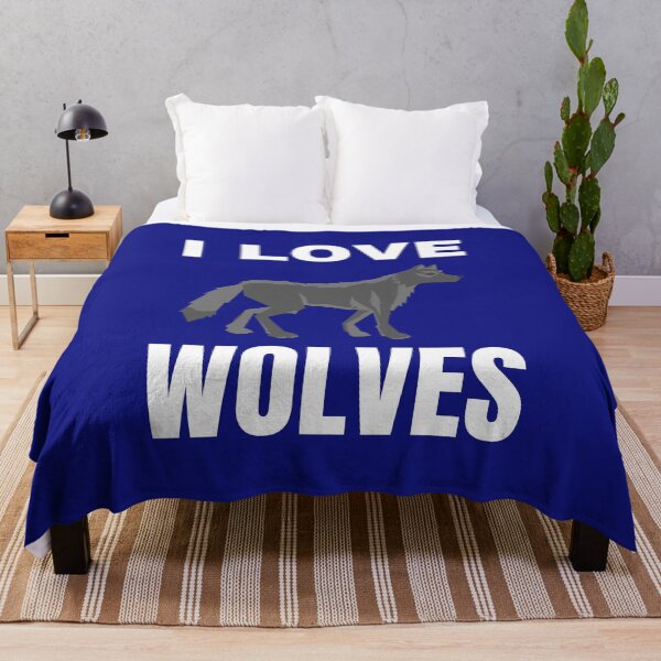 Item preview, I love Wolves designed and sold by fev-rocks.