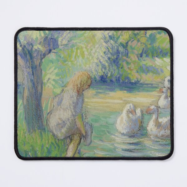 Item preview, Geese by Pissaro - Vintage Art designed and sold by RickE.