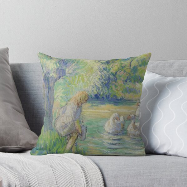 Item preview, Geese by Pissaro - Vintage Art designed and sold by RickE.