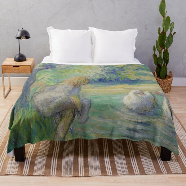 Item preview, Geese by Pissaro - Vintage Art designed and sold by RickE.