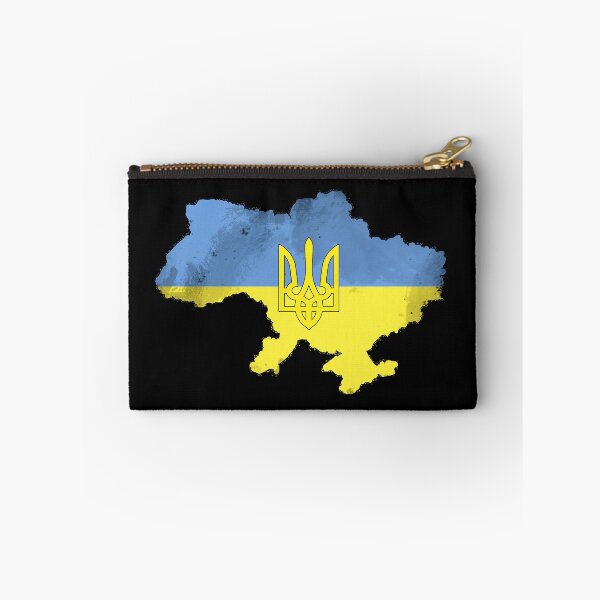 Aperçu de l'œuvre Ukraine Trident Carte Ukrainienne Drapeau Texture créée et vendue par Ankerd.