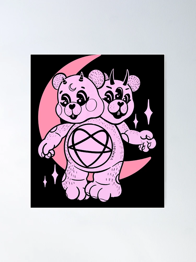 Spooky Care Bears Poster for Sale by shopM9MU98