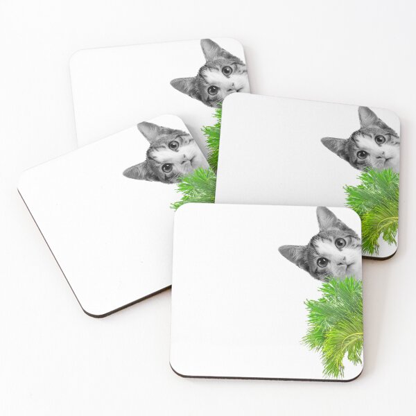 Item preview, Cute Sneaky Funny Cat - Cute Cat designed and sold by The Love Quill.