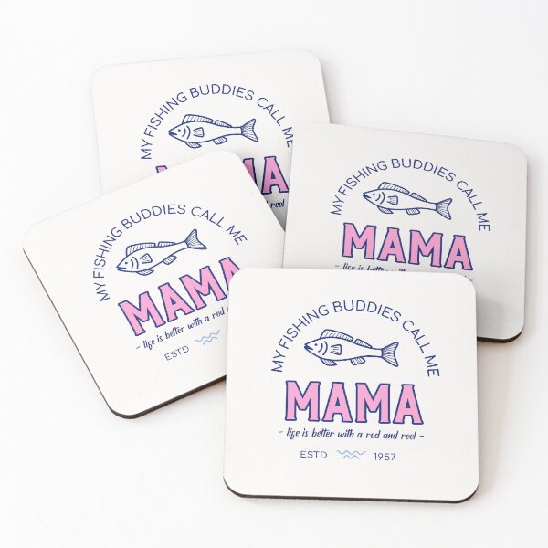 Item preview, My fishing buddies call me Mama (pink) designed and sold by hardscuffle.